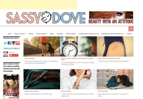 Sassy Dove | Beauty with an attitude. 
