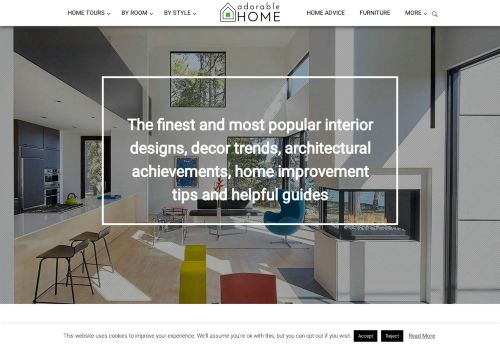 Adorable Home - Interior Design, Modern Furniture, Home Improvement TipsAdorable Home