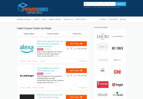 Online Shopping Promo Codes, Offers, Deals for 2021 - PromoOCodes
