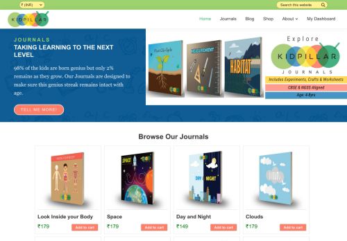 Kidpillar - STEM Books & Journals, Early Education, DIY Science Projects
