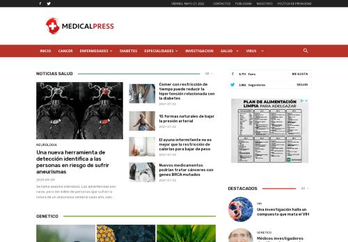 Medical Press | Noticias de salud, estudios cientificos y avances mÃ©dicos
