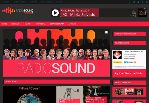 Radio Sound Piacenza 24, Il Ritmo di Piacenza Musica notizie divertimento
