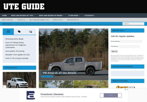 Home - Ute Guide provides the latest 4WD & AWD news and reviews
