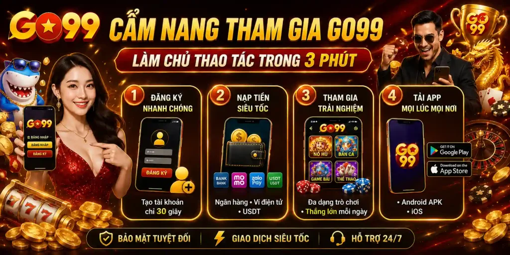 Trang Chủ GO99 18 Cẩm Nang Tham Gia GO99 trong 3 phút